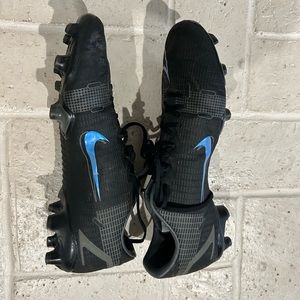 Men’s Nike Mercurial Vapor 14 Academy Soccer Cleats Black/Photo Blue